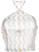 Missoni haut à dos-nu - Blanc