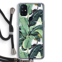 Bananenbladeren: OnePlus Nord N10 5G Transparant Hoesje met koord
