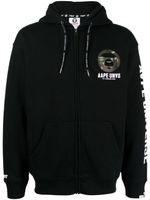 AAPE BY *A BATHING APE® veste à logo imprimé - Noir - thumbnail