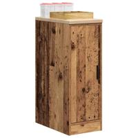 Garagekast 30x51x85 cm massief grenenhout oud hout