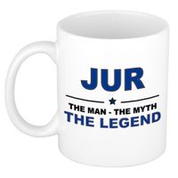 Jur The man, The myth the legend cadeau koffie mok / thee beker 300 ml - thumbnail