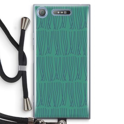 Swirls: Sony Xperia XZ1 Transparant Hoesje met koord