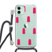 Waterijsje: iPhone 11 Transparant Hoesje met koord