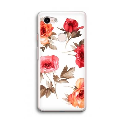 Roosjes: Google Pixel 3 Transparant Hoesje