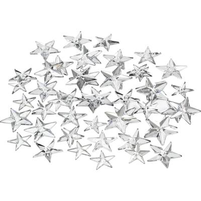 Creativ Company Strasstenen, afm 11+12+16 mm, zilver, 360 stuk/ 1 doos