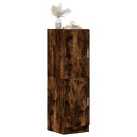 Keukenkast 38x41,5x131,5 cm bewerkt hout gerookt eikenkleurig