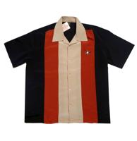 Steady Triple Tone Atomic Mad Man Shirt Black Rust-L
