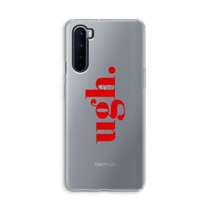 Ugh: OnePlus Nord Transparant Hoesje