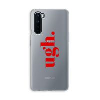 Ugh: OnePlus Nord Transparant Hoesje
