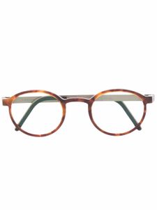 Lindberg lunettes de vue à monture effet écailles de tortue - Marron