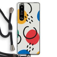Illustratieve pop 3: Sony Xperia 1 III Transparant Hoesje met koord
