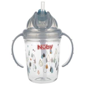 Nuby Antilekbeker 240ml grijs 12+ maanden
