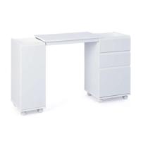 Leen Bakker - Bureau Fix - 72x66x36 Cm - MDF - Wit
