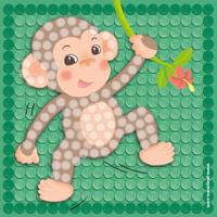 Playmais mosaic dierentuindieren