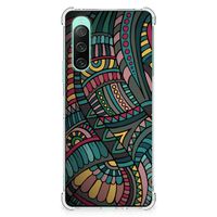 Sony Xperia 10 V Doorzichtige Silicone Hoesje Aztec