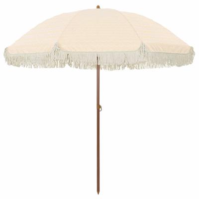 Parasol Geel en Wit 205 x 209 cm Staal