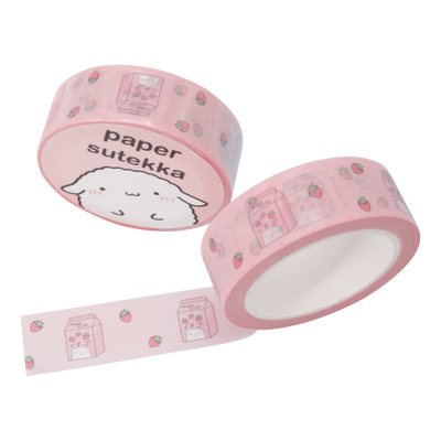 Washi Tape - Mika Strawberry Milk