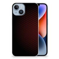 Apple iPhone 14 | TPU bumper | Geruit Rood