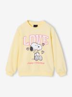 Sweater meisje Snoopy pastelgeel
