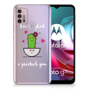 Motorola Moto G30 | G10 Telefoonhoesje met Naam Cactus Glad