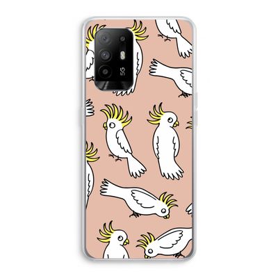 Papegaai: Oppo A95 5G Transparant Hoesje