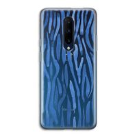 Blauwe nerven: OnePlus 7 Pro Transparant Hoesje