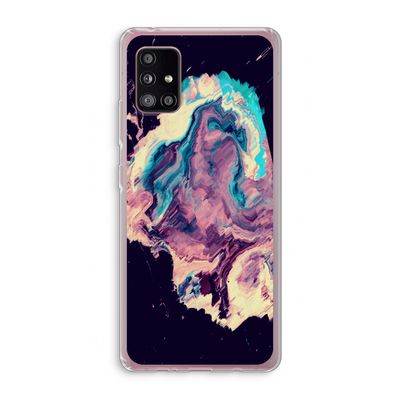 Cosmic Silence: Samsung Galaxy A51 5G Transparant Hoesje