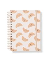 HEMA Collegeblok 4-in-1 A5 Croissant