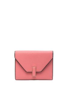 Valextra Iside bi-fold leather wallet - Rose