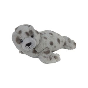 Pluche knuffel grijze zeehond van 24 cm   -