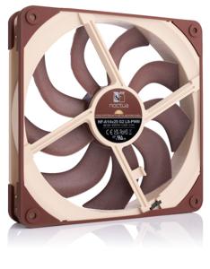 Noctua NF-A14X25 G2 LS-PWM koelsysteem voor computers Computer behuizing Luchtkoeler 14 cm Beige, Bruin 1 stuk(s)