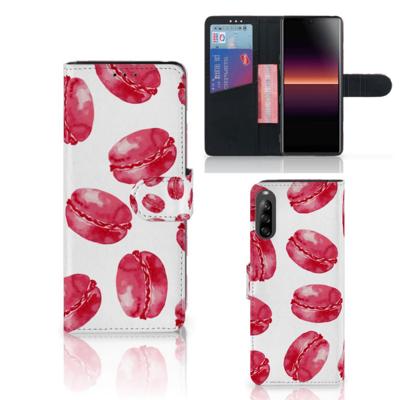 Sony Xperia L4 | Book Cover | Pink Macarons