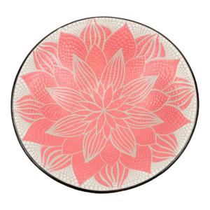 Roze Mandala Stippen Schaal van Terracotta en Sarana