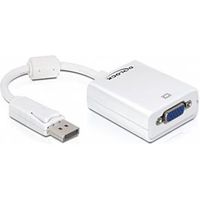 Delock 61766 Adapter DisplayPort 1.2 male > VGA female wit