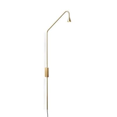 Trizo21 Austere-Wall Wandlamp - Goud - Met stekker & dimmer