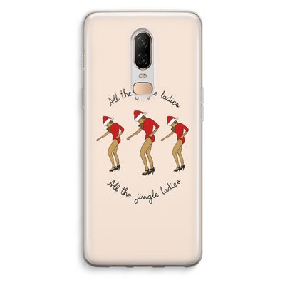 Jingle Ladies: OnePlus 6 Transparant Hoesje