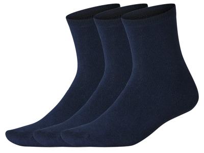esmara 3 Paar thermosokken (Marineblauw, 43-46)