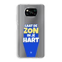 Laat de zon in je hart: Xiaomi Poco X3 Pro Transparant Hoesje