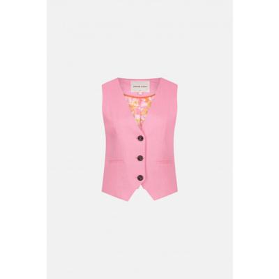 Fabienne Chapot - Roze | Dames | Gilet | Roze | 44 | regular | Kamst mode