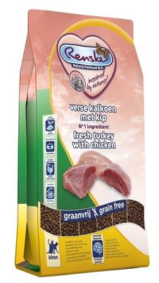 Renske Renske Super Premium Droog Kat Kitten Kalkoen&Kip Kattenvoer 1,5kg