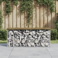 Tuinbank schanskorfontwerp 103x31,5x42 cm gempregneerd hout