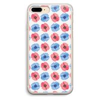 Klaproosjes: iPhone 7 Plus Transparant Hoesje Klaproosjes: iPhone 7 Plus Transparant Hoesje