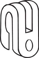 Rubberstrip, uitlaatsysteem 255014