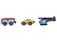 Playtive Houten voertuigen-set, 3 delig (Transportvoertuigen) - thumbnail