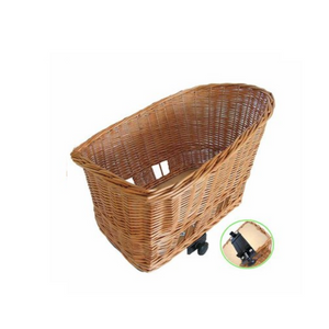 Basil pasja - hondenfietsmand - large - 50 cm - achtermand - natural