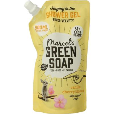 Marcel&apos;s GR Soap Showergel vanille & kersenbloesem navulling