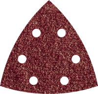 Wolfcraft hechtschuurbladen | k80 | geperforeerd | ø105mm | 5 stuks - 1782000