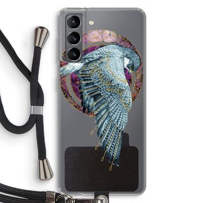 Golden Falcon: Samsung Galaxy S21 Transparant Hoesje met koord