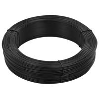 VidaXL Hekbinddraad 250 m 2,3/3,8 mm staal antraciet