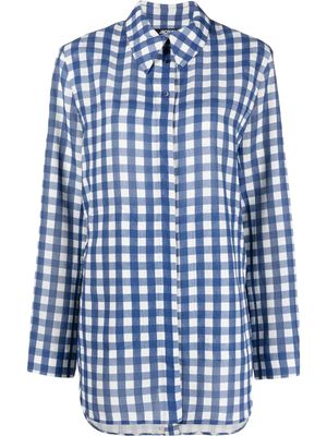 Jacquemus chemise à carreaux vichy - Bleu